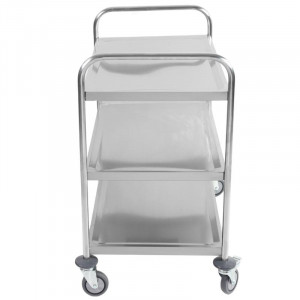 Chariot Inox 3 Plateaux Dynasteel - Vastupidav ja funktsionaalne toitlustusprofessionaalidele