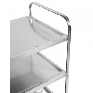 Chariot Inox 3 Plateaux Dynasteel - Vastupidav ja funktsionaalne toitlustusprofessionaalidele