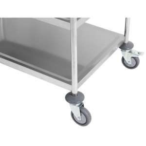 Chariot Inox 3 Plateaux Dynasteel - Vastupidav ja funktsionaalne toitlustusprofessionaalidele