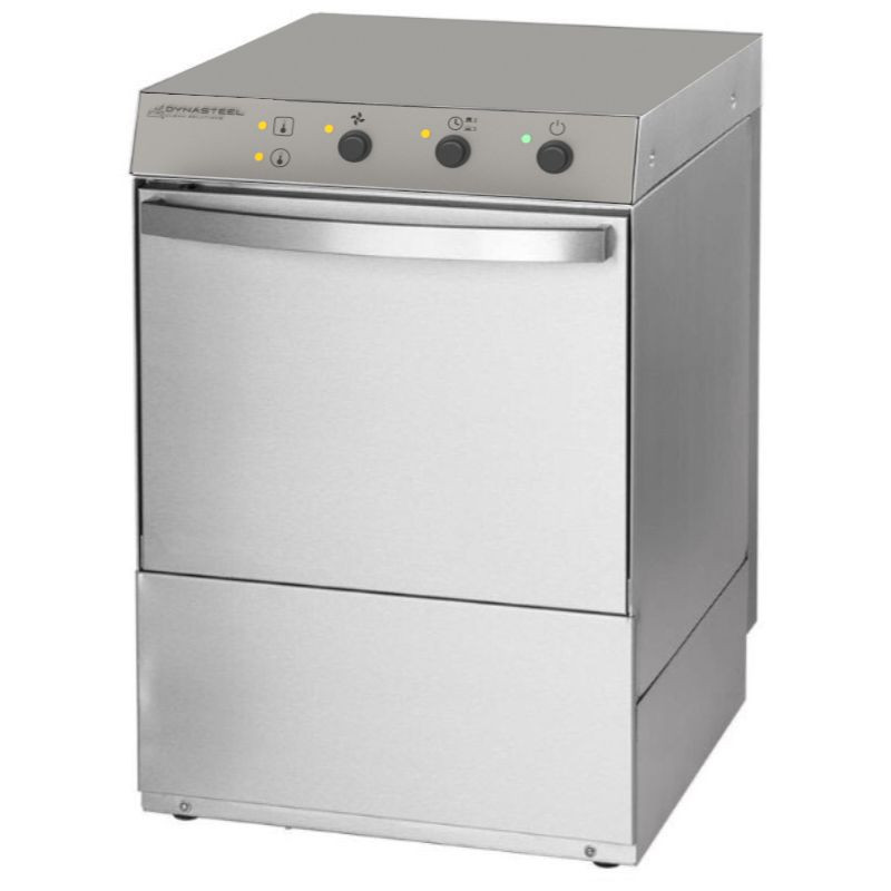 Lave-Vaisselle Professionnel avec Doseur de Liquide de Rinçage et Détergent - 50 x 50 cm Lave-Vaisselle Professionnel avec Doseur de Liquide de Rinçage et Détergent - 50 x 50 cm
