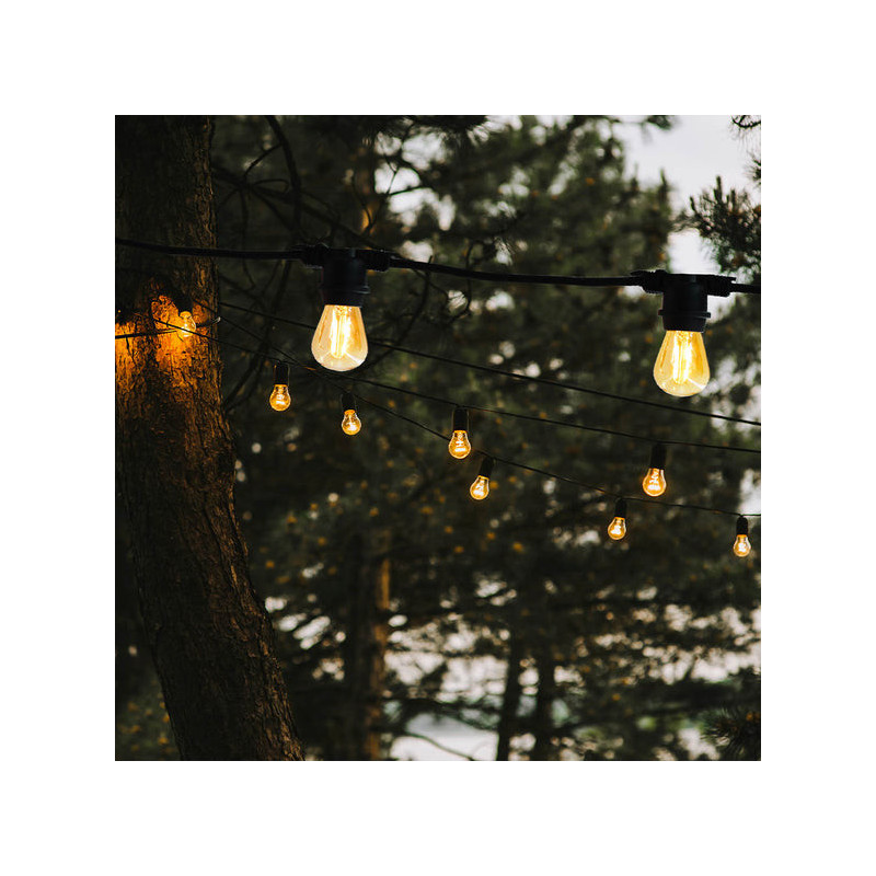 Välisvalgustus LED-pirnidega ühendatav dekoratiivne valguskett - Link Me Light - Lumisky Välisvalgustus LED-pirnidega ühendatav dekoratiivne valguskett - Link Me Light - Lumisky