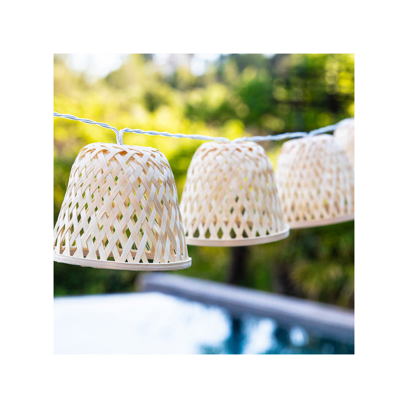 Guirlande Lumineuse Bambou Solaire et Prise LED - Chill Hybrid - Lumisky Guirlande Lumineuse Bambou Solaire et Prise LED - Chill Hybrid - Lumisky