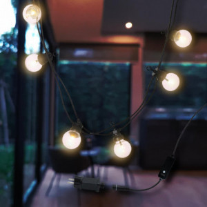 Valguskett päikese- ja pistikupesaga LED - Party Clear Hybrid - Lumisky