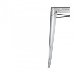 Ruudukujuline hallist terasest laud - L 668 x S 668 mm - Bolero