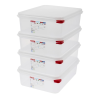 Toitainekarp GN1/2 6,5L - 4 tk komplektis - Araven - Fourniresto