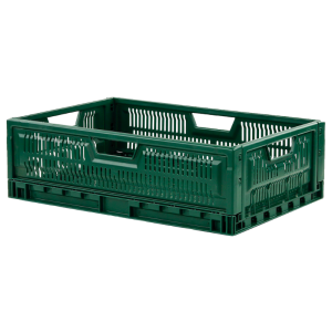 Kokkupandav virnastatav kast 600 x 400 - 36 L - Roheline