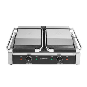 Grill Panini Double - Rihveldatud Plaadid - Dynasteel