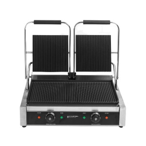 Grill Panini Double - Rihveldatud Plaadid - Dynasteel