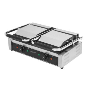 Grill Panini Double - Rihveldatud Plaadid - Dynasteel