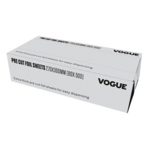 Alumiiniumlehed - 270 x 200 mm - 500 tk komplekt - Vogue
