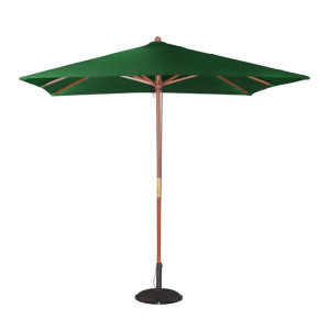 Neljakandiline roheline päikesevari - L 2500mm - Bolero