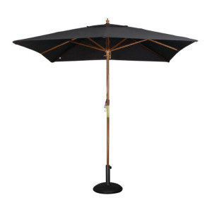 Must ruudukujuline päikesevari - L 2500mm - Bolero
