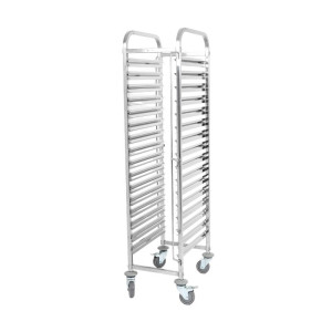 Roostevabast terasest 16-tasemeline kondiitri redel - 600 x 400 mm - Dynasteel
