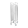 Roostevabast terasest 16-tasemeline kondiitri redel - 600 x 400 mm - Dynasteel