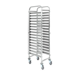 Roostevabast terasest 16-tasemeline kondiitri redel - 600 x 400 mm - Dynasteel