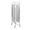 Roostevabast terasest 16-tasemeline kondiitri redel - 600 x 400 mm - Dynasteel