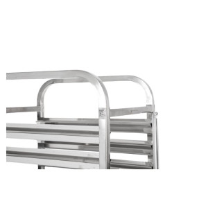 Roostevabast terasest 16-tasemeline kondiitri redel - 600 x 400 mm - Dynasteel
