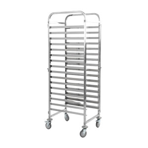Gastronorm skaala 15 riiulit - Dynasteel GN 1/1: Optimeeritud professionaalne ladustamine.