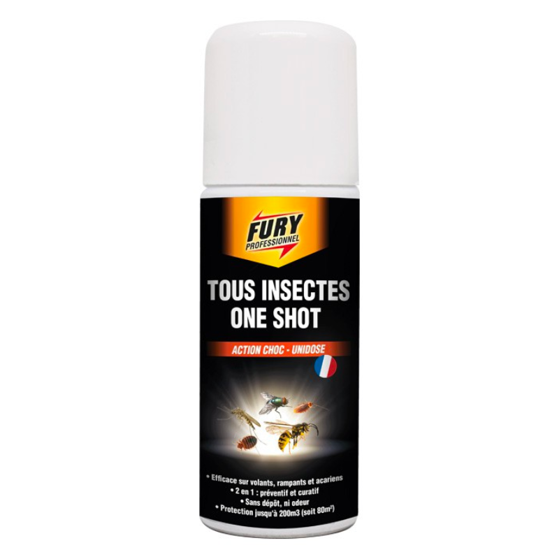 Pommitav toime lendavatele, roomavatele ja lestadega - ühekordne 200 ml - bränd Fury Pommitav toime lendavatele, roomavatele ja lestadega - ühekordne 200 ml - bränd Fury