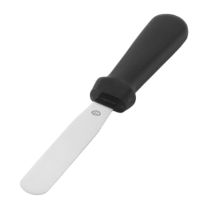 Roostevabast terasest painduv spaatliga, mille käepide on PP-st - pikkus 110 mm