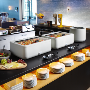 Chafing Dish UNIQ Valge - GN 1/1 - 4 L | HENDI - Elegantne disain buffeedele ja cateringile