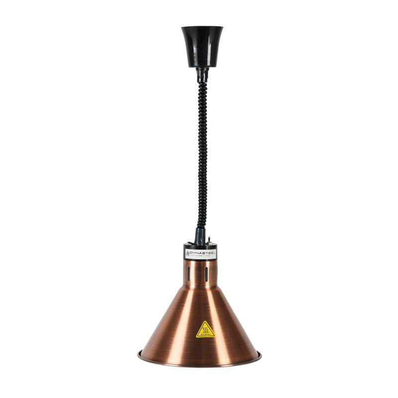 Dynasteel Copper Cone Heat Lamp - Optimal food maintenance Dynasteel Copper Cone Heat Lamp - Optimal food maintenance
