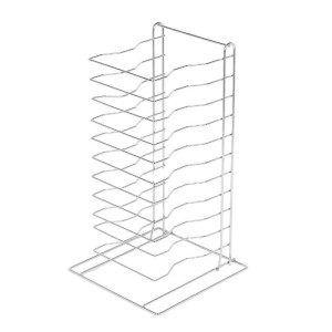 Pitsaplaatide riiul - 11 taset - Dynasteel
