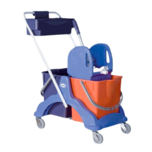 Pesukäru komplekt koos raami ja mopi - 2 x 15 L | Azurdi