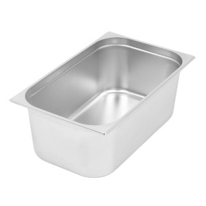 GN 1/1 roostevabast terasest Gastronorm-kastrul 28L - Sügavus 200 mm | Dynasteel