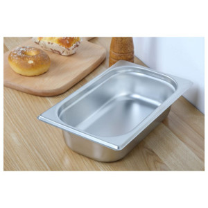 Bac Gastro GN 1/4 Inox - Sügavus 65 mm - 1,8 L - Dynasteel